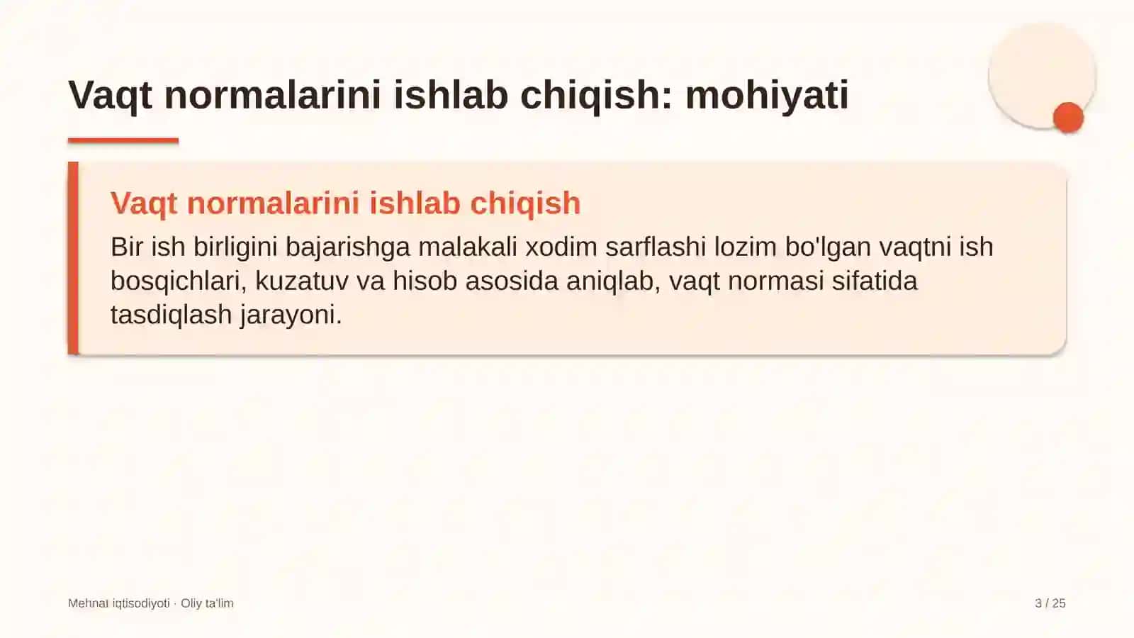 Diagnostika markazlarida vaqt normalarini ishlab chiqish 3
