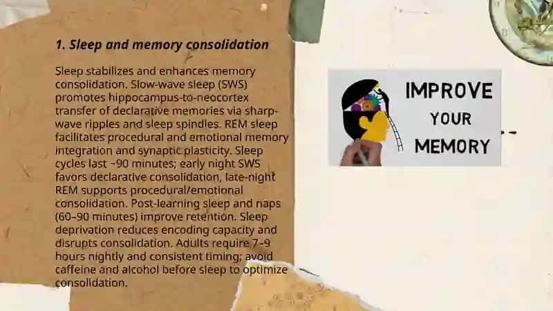 Improving memory 3
