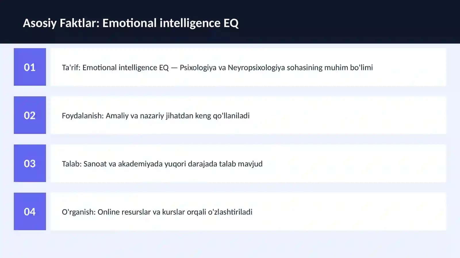 Emotional intelligence EQ 3