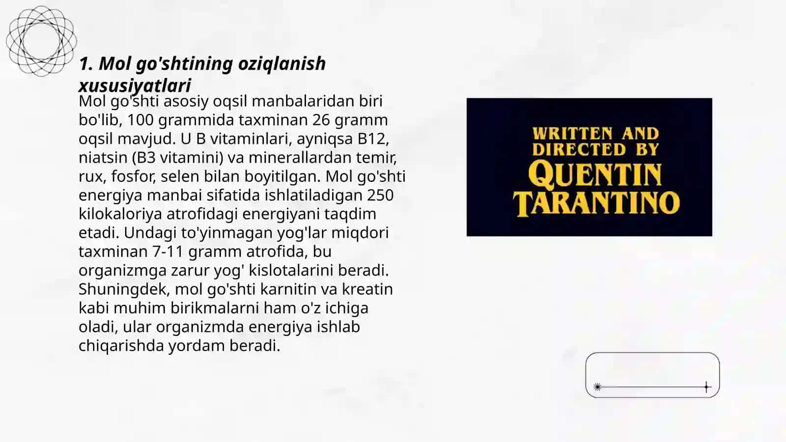 Mol go'shti xususiyatlari 3