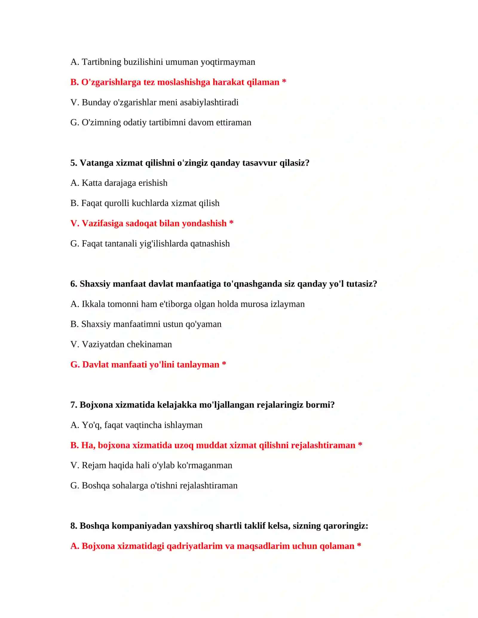 Bojxona test savollari DOCX 3