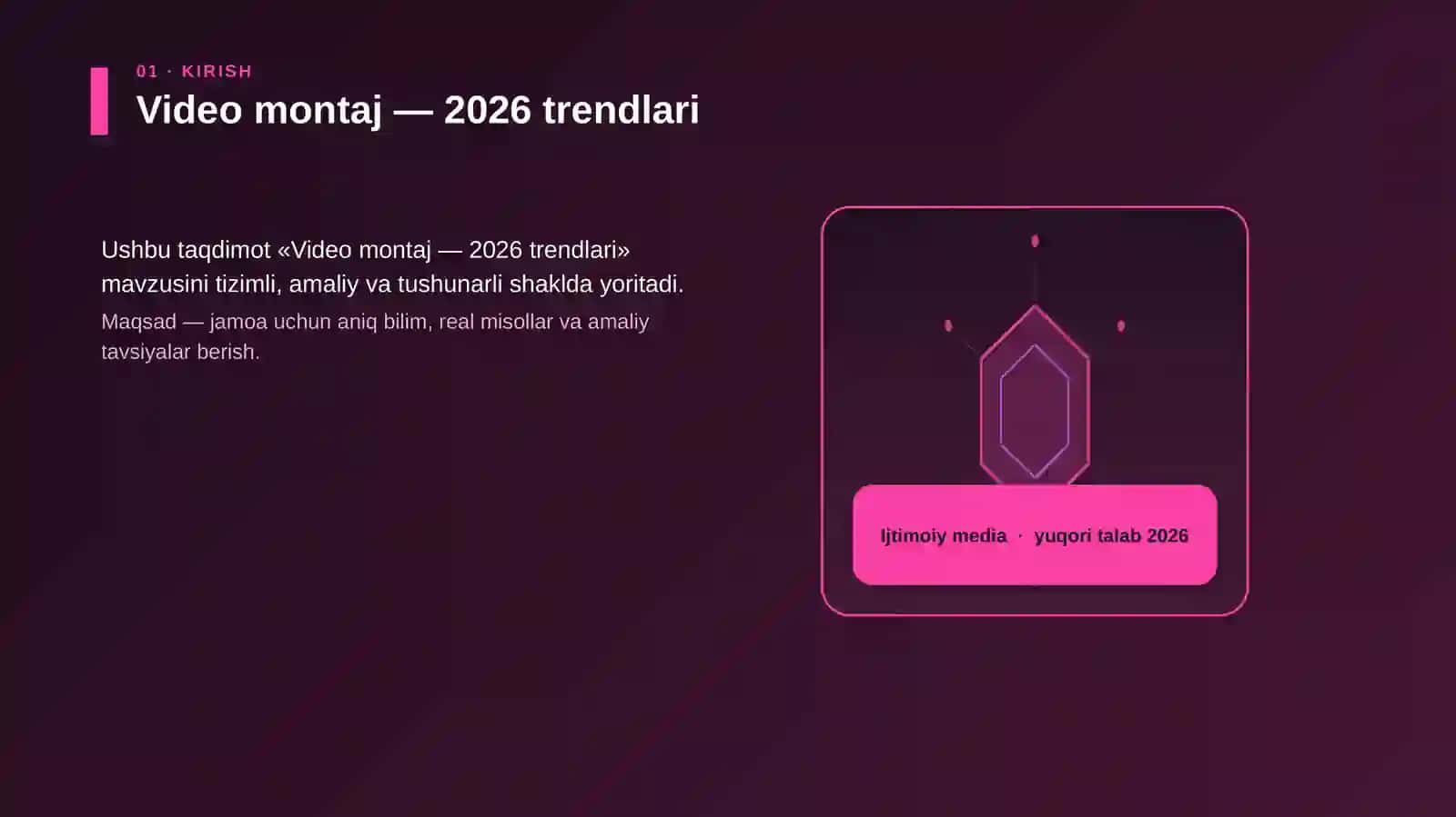 Video montaj — 2026 trendlari 3