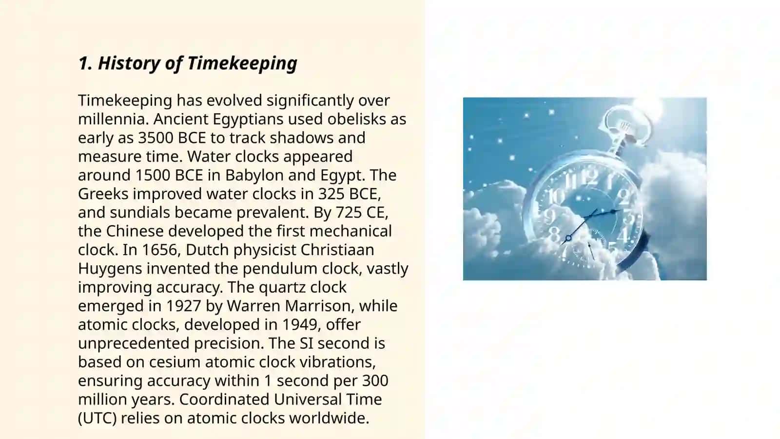 Timekeeping History 3