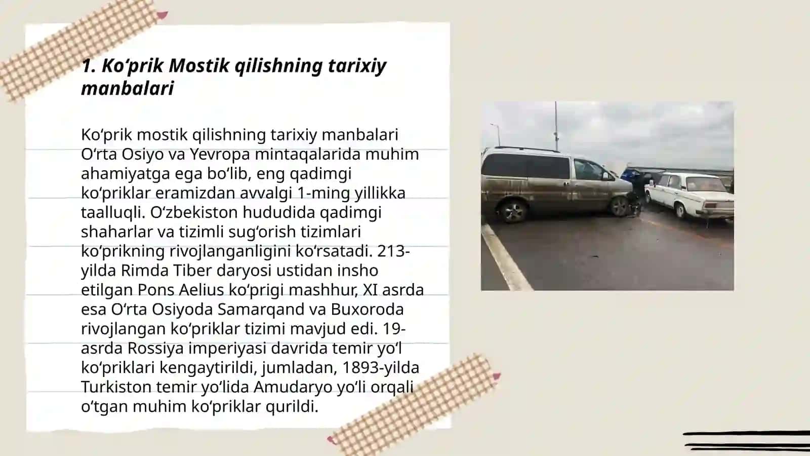 Ko‘prik Mostik qilish haqida 3