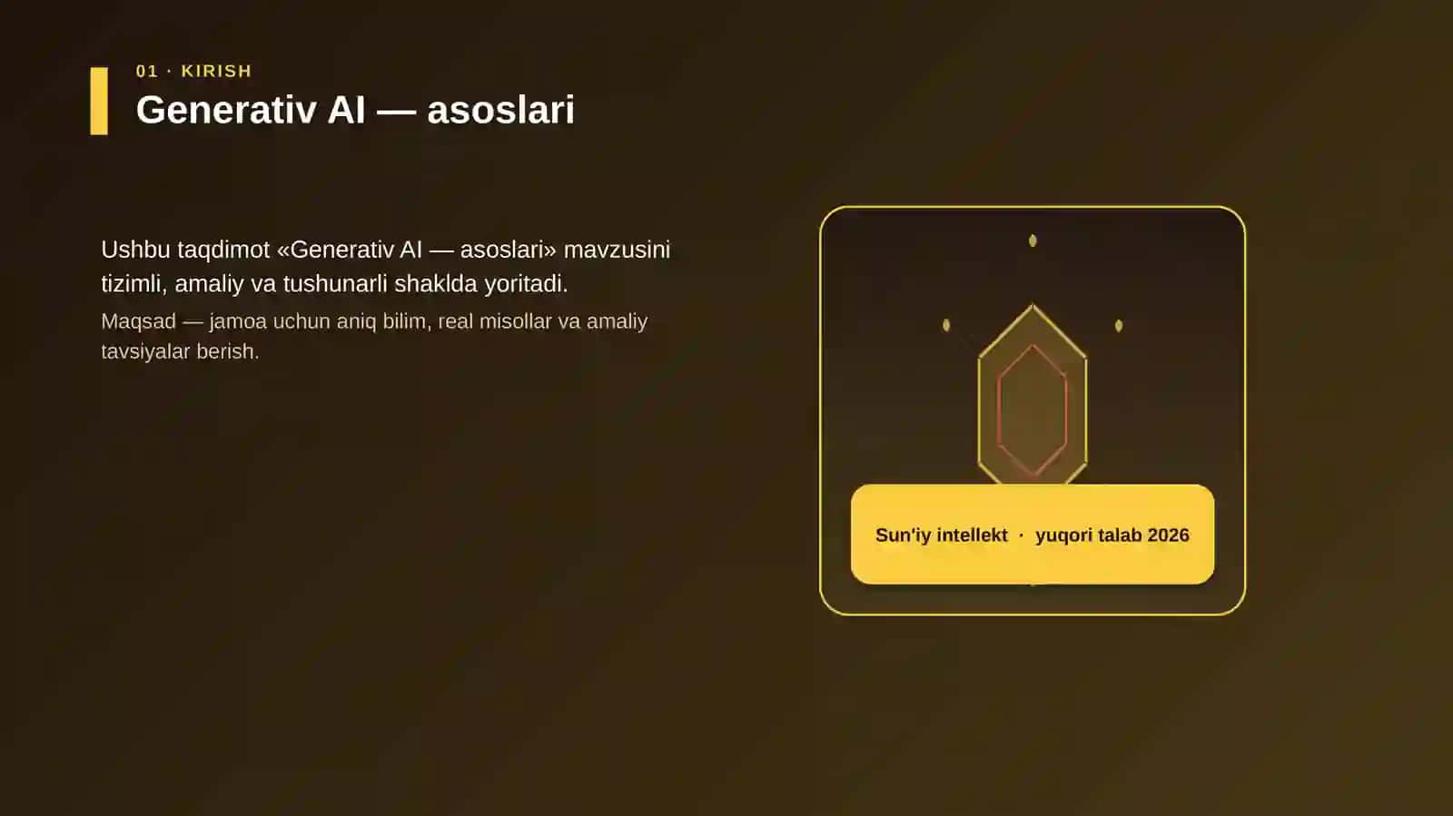 Generativ AI — asoslari 3