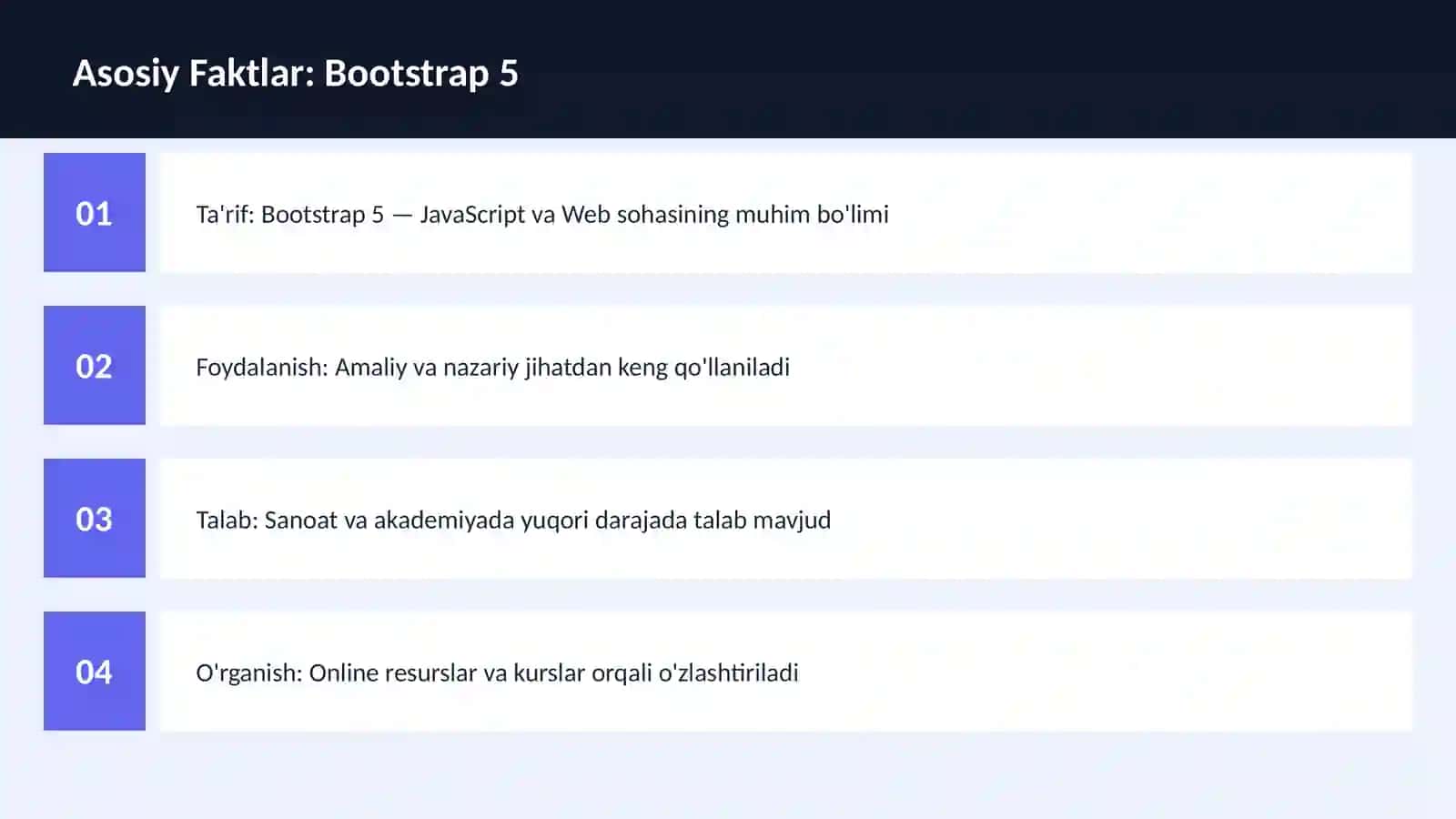 DASTURLASH | JAVASCRIPT VA WEB 3
