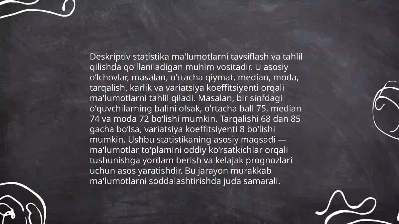 Statistik kuzatish 3
