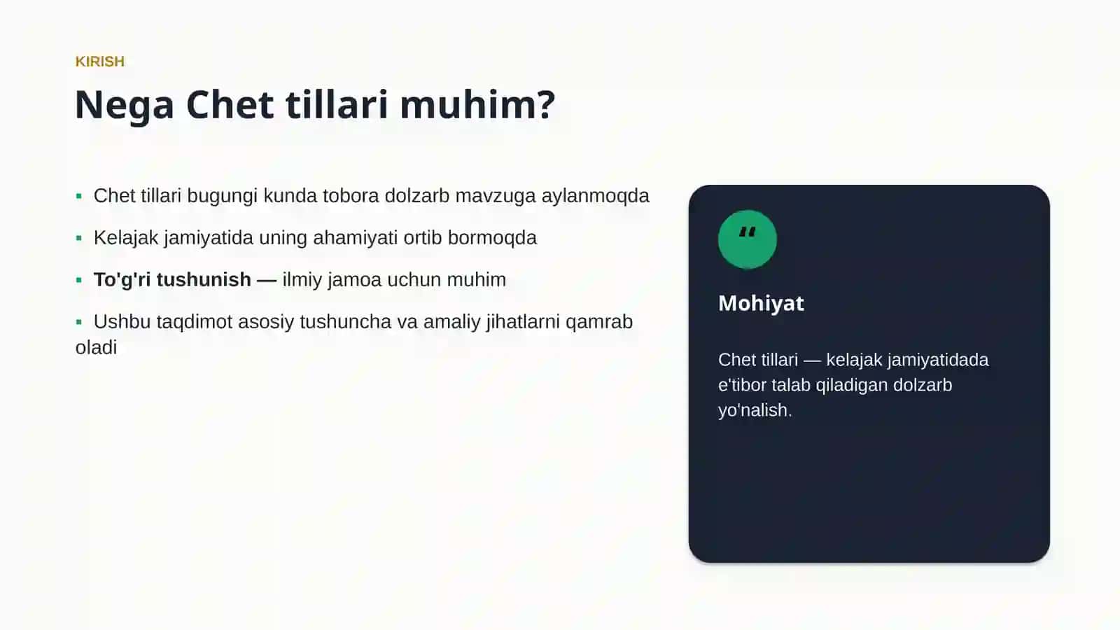 KELAJAK JAMIYATIDA 3