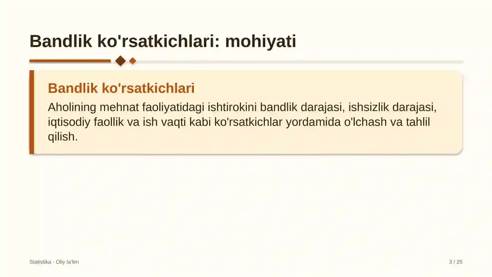 Gid-ekskursovodlik xizmatida bandlik ko'rsatkichlari 3