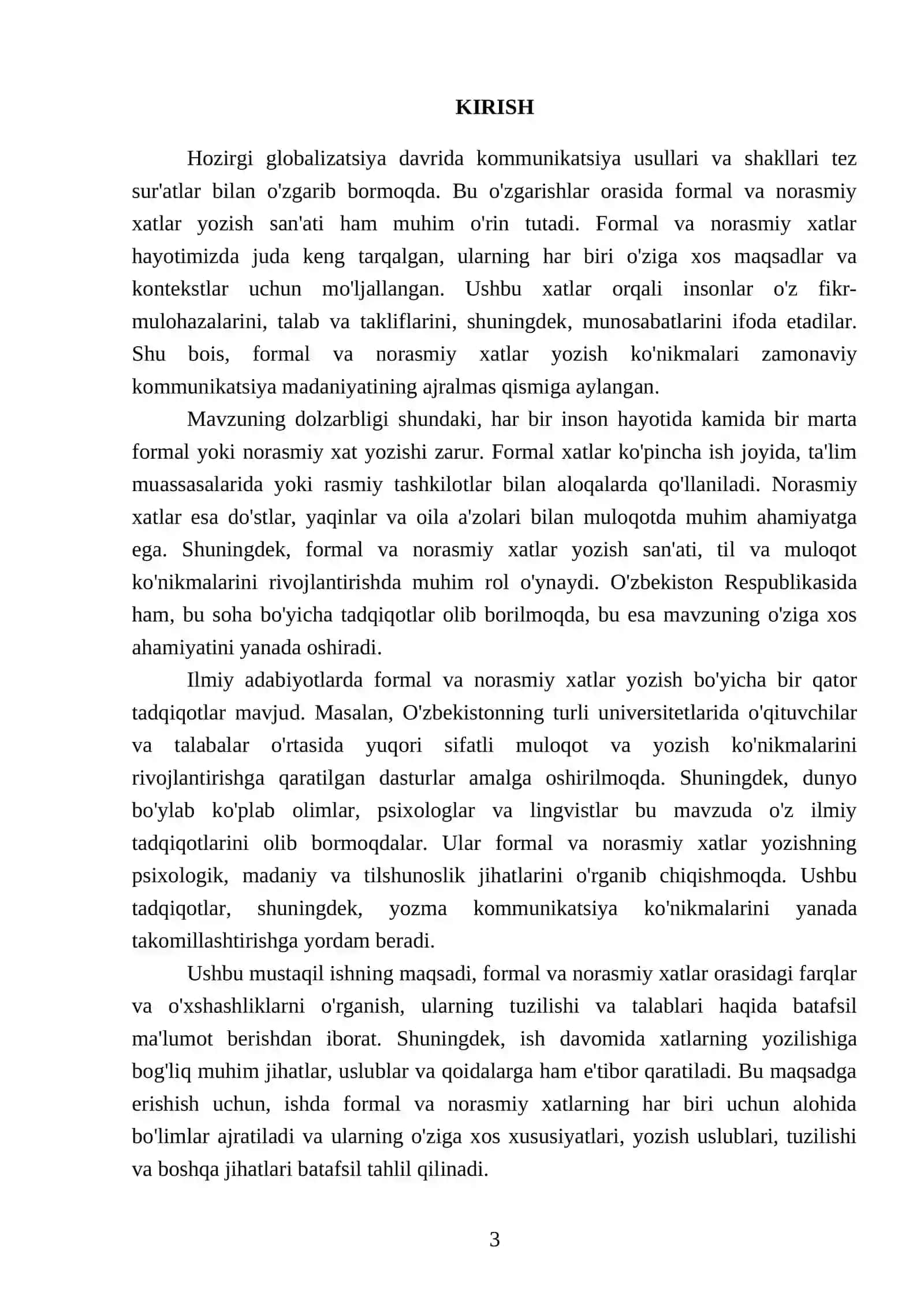 Formal and informal letters 3