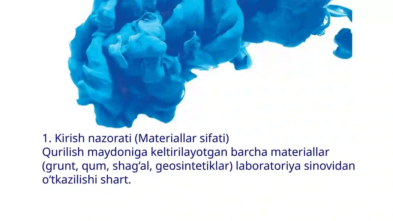 Yoʻl poyi qurilishida sifat nazoratini tashkil etish masalalari 3