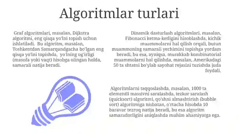 Algoritmlar turlari 3