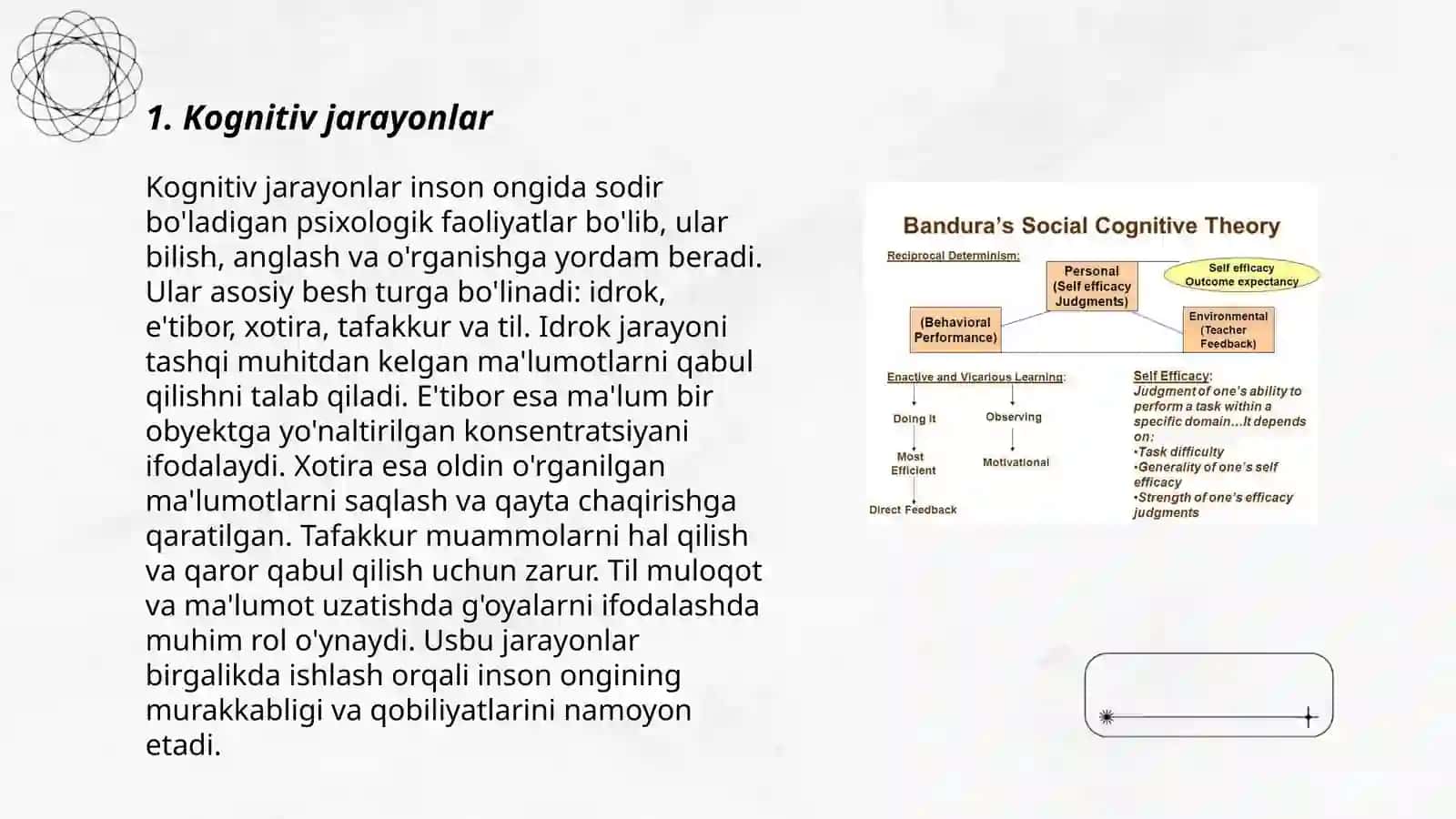 Kognitiv jarayonlar 3