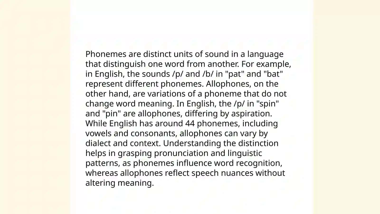 Methods of language analysis at the phonological level 3