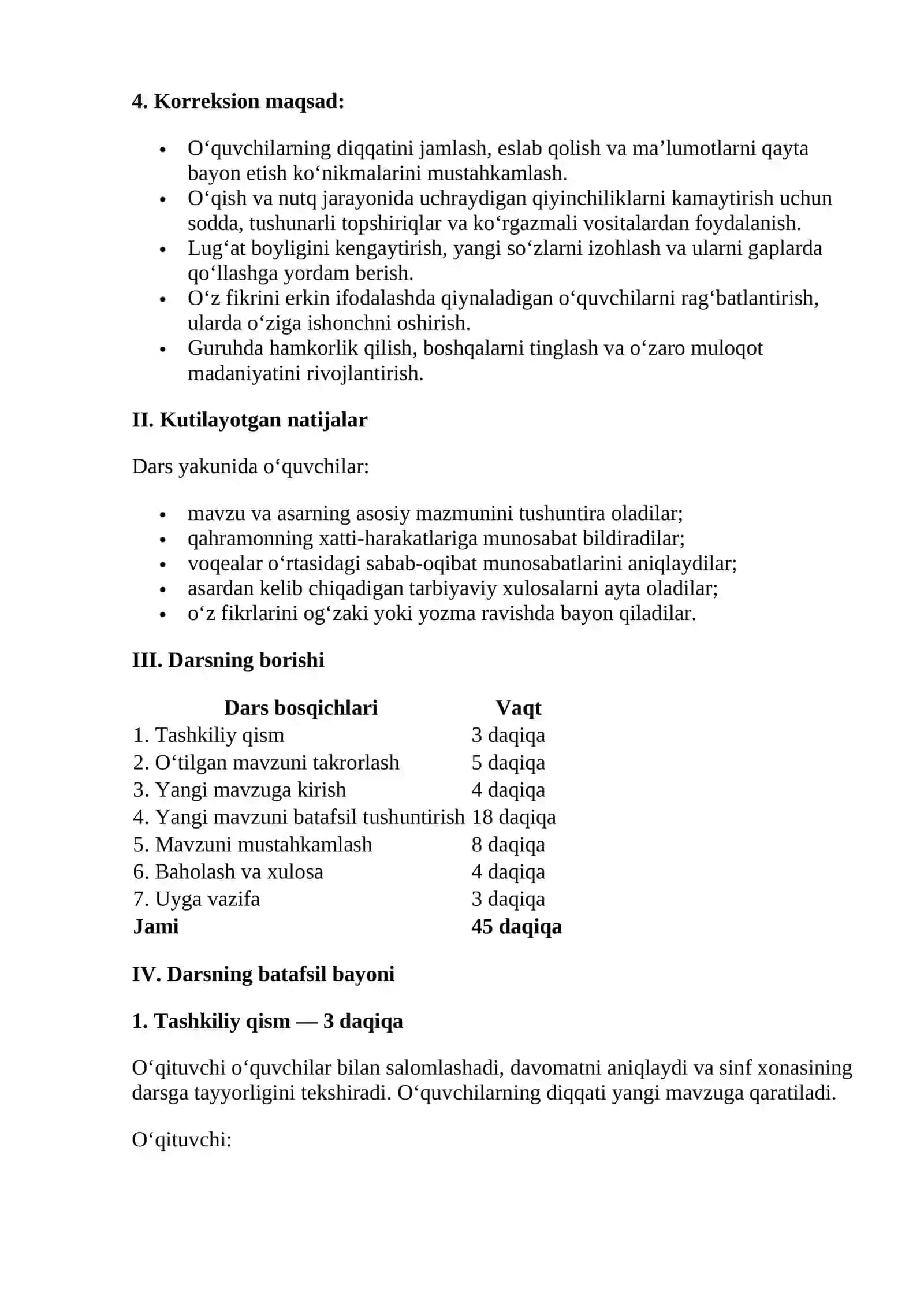 "Akbarali qissasi" dars ishlanma 3