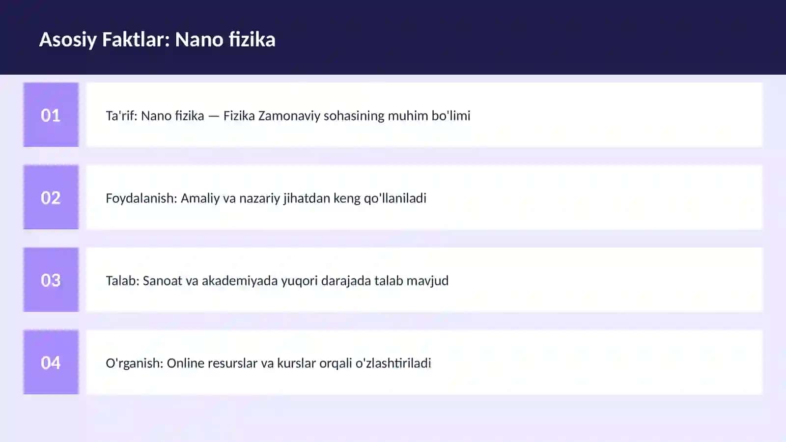 FAN | FIZIKA ZAMONAVIY 3