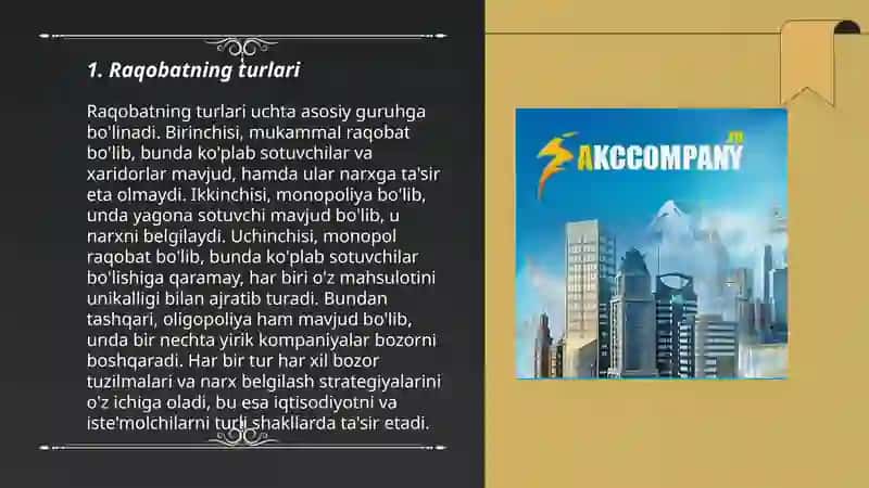 Raqobat va monopoliya 3