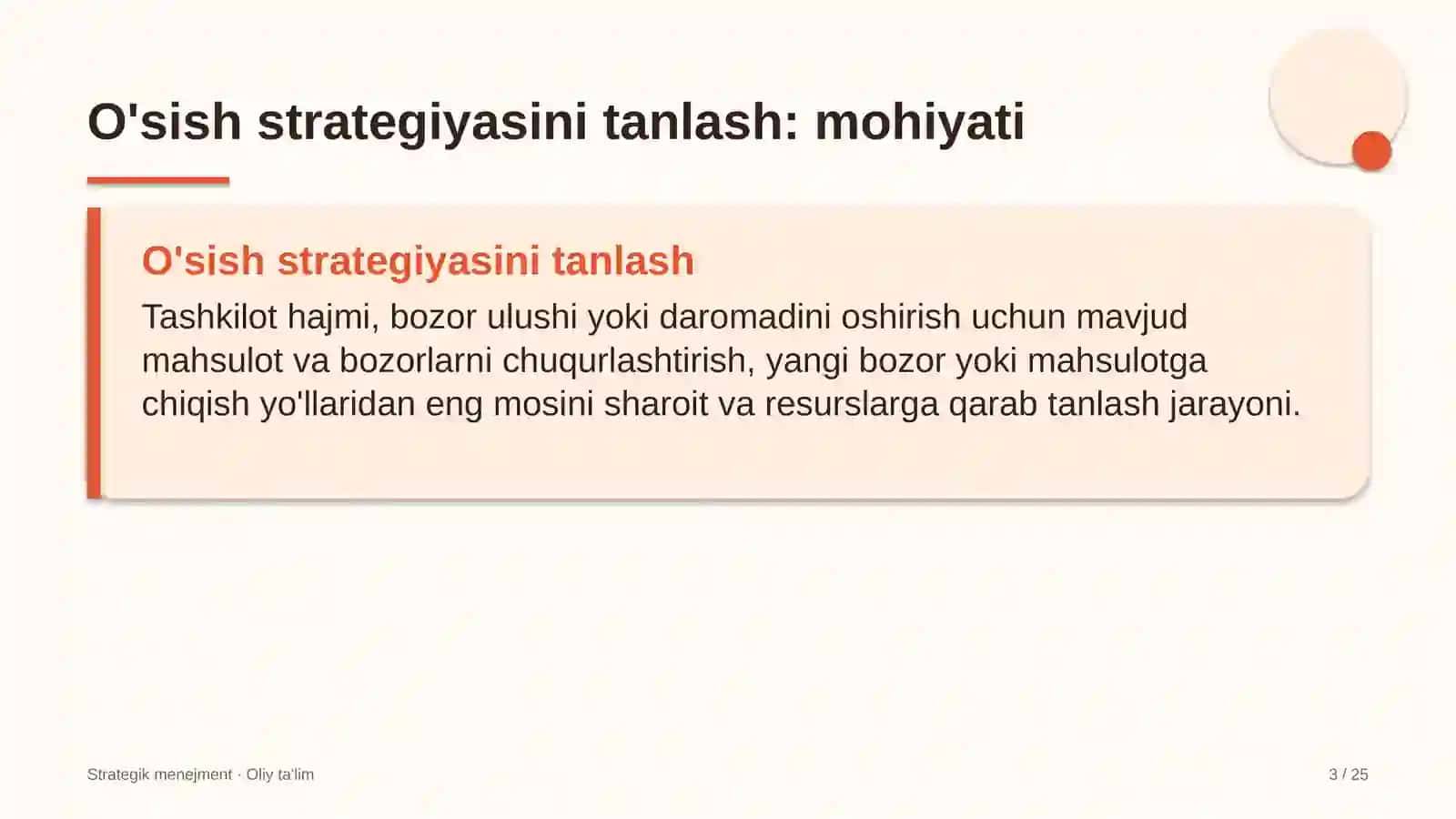Ip yigiruv fabrikalarida o'sish strategiyasini tanlash 3
