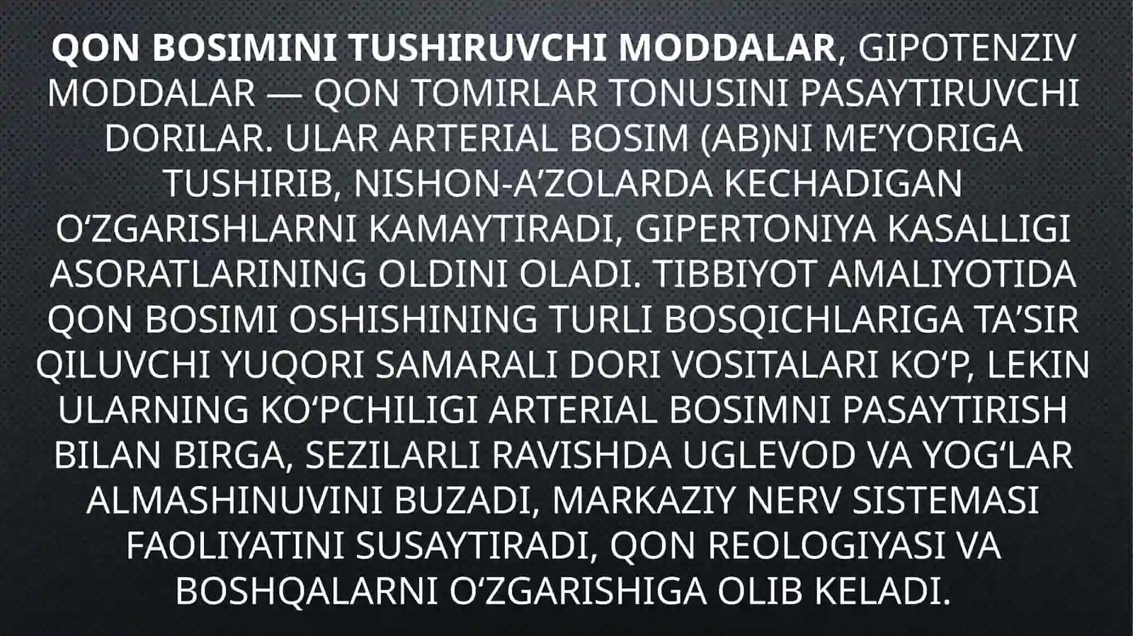 Gipotenziv vositalar 3
