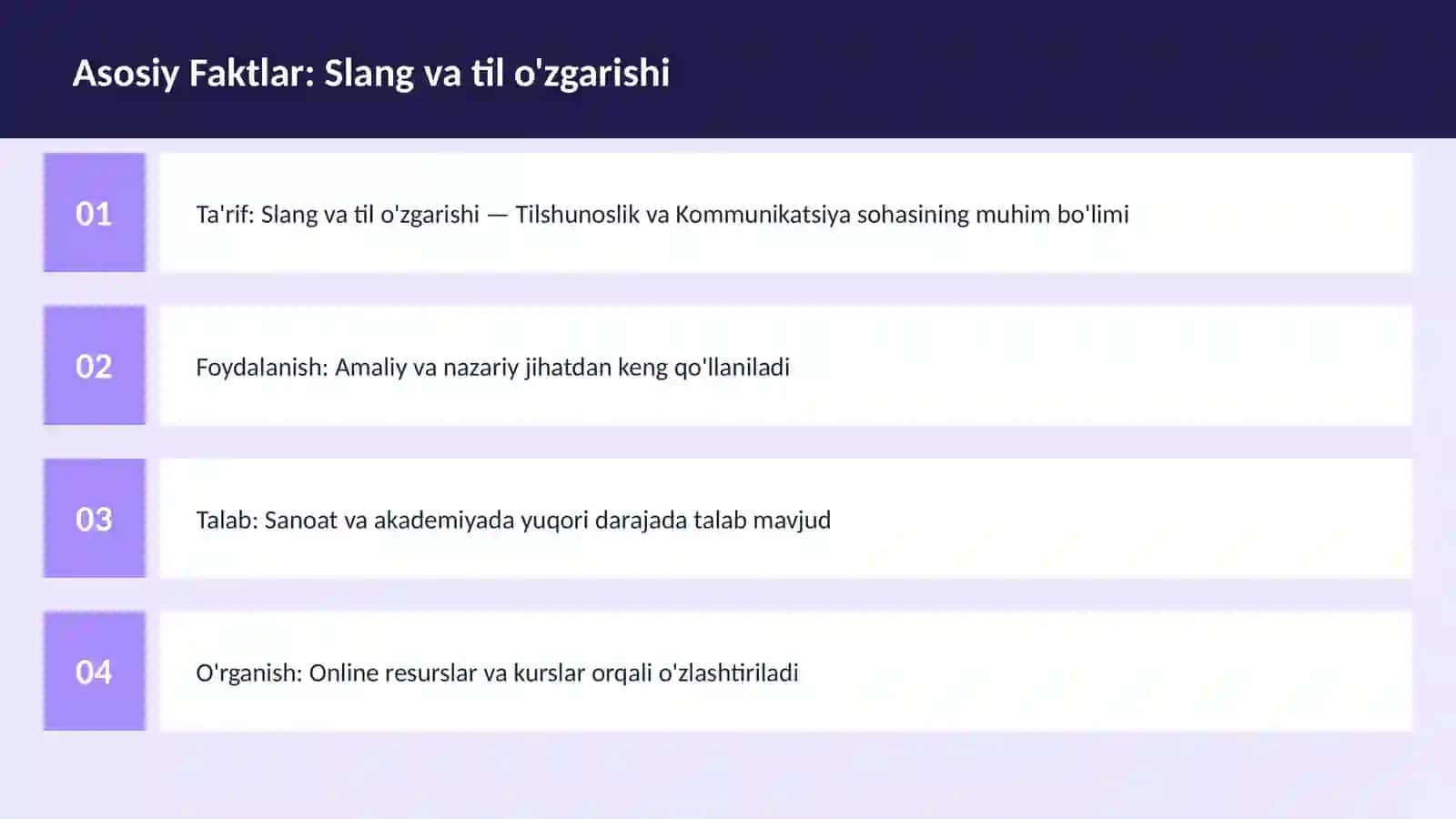 Slang va til o'zgarishi 3