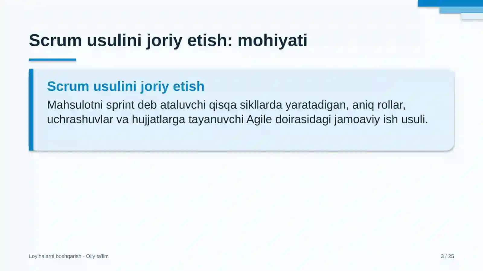 Radiostansiyalarda Scrum usulini joriy etish 3
