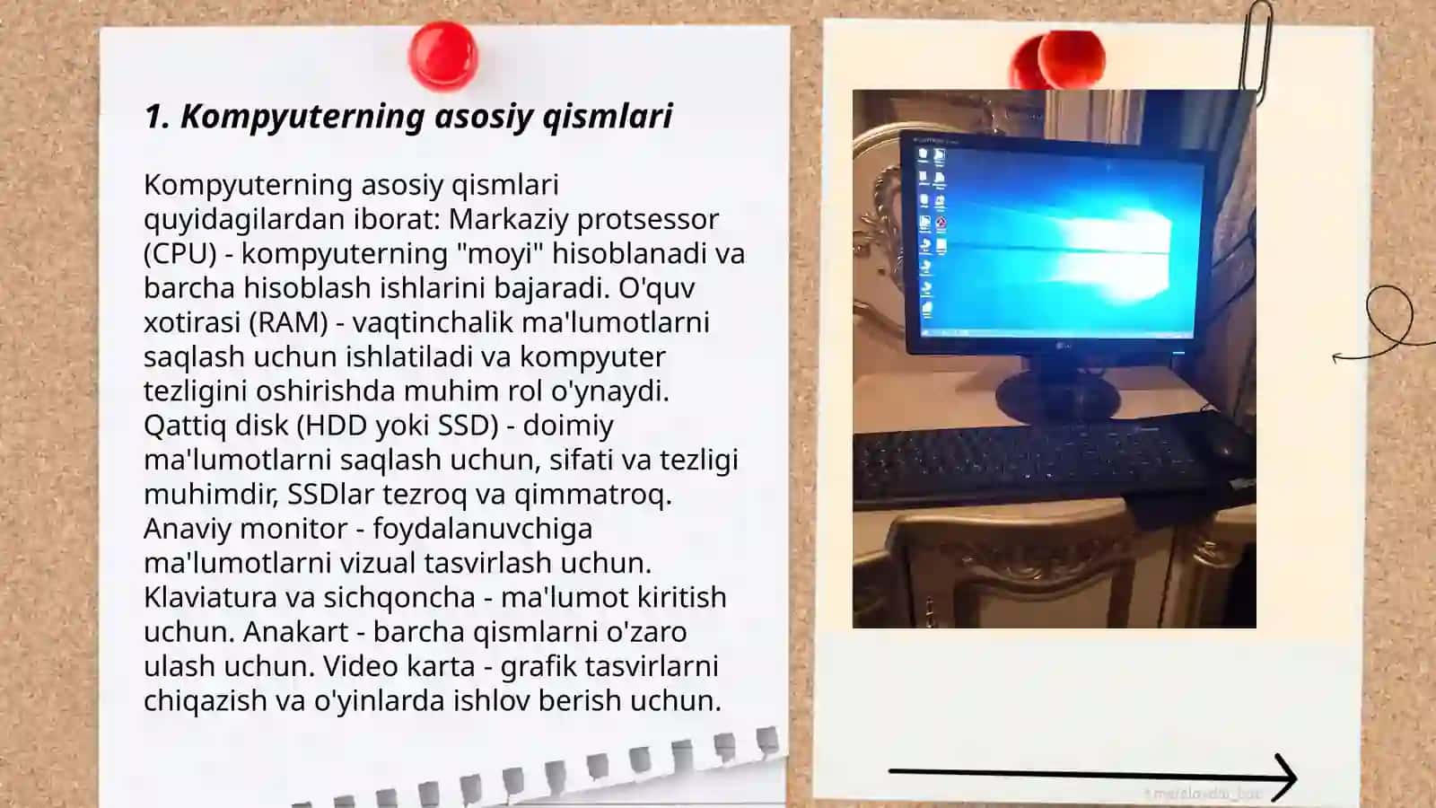 Kompyuterning asosiy qismlari 3