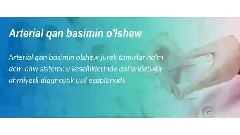 Arterial qon bosimi 3