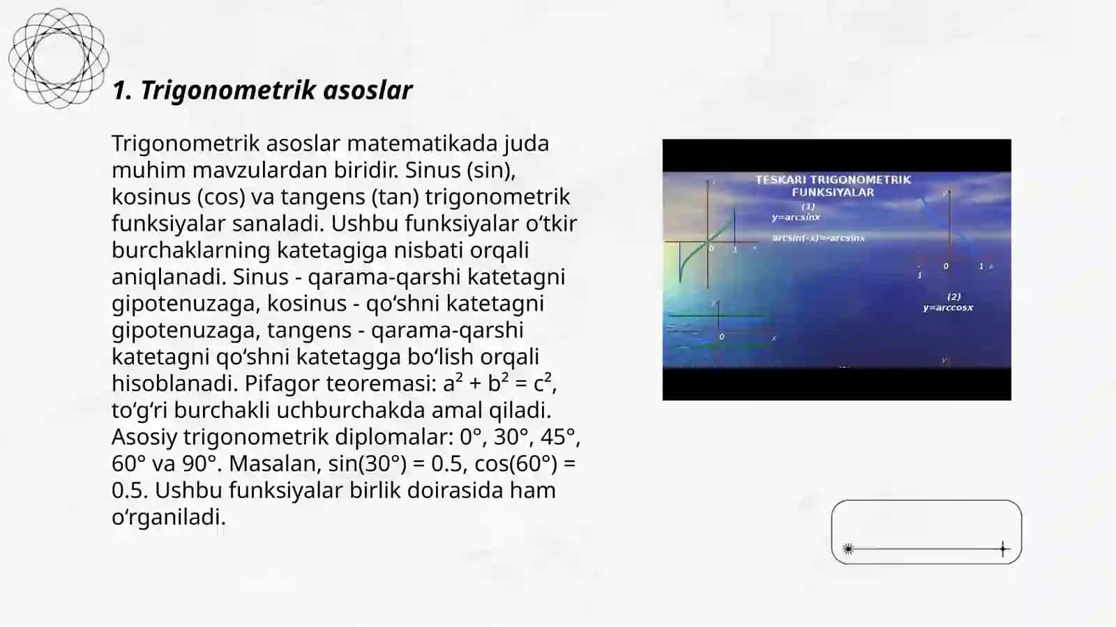 Trigonometrik funksiyalar 3