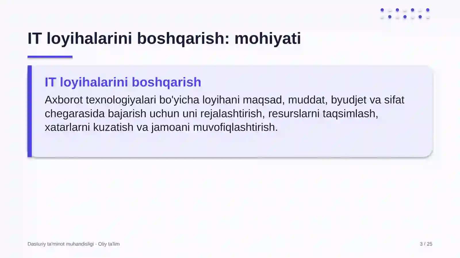 Fotostudiyalarda IT loyihalarini boshqarish 3