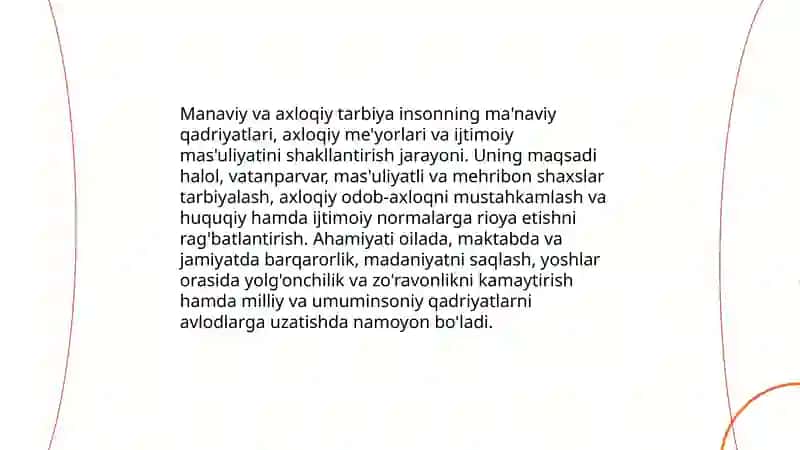 Manaviy axloqiy tarbiya asoslari 3