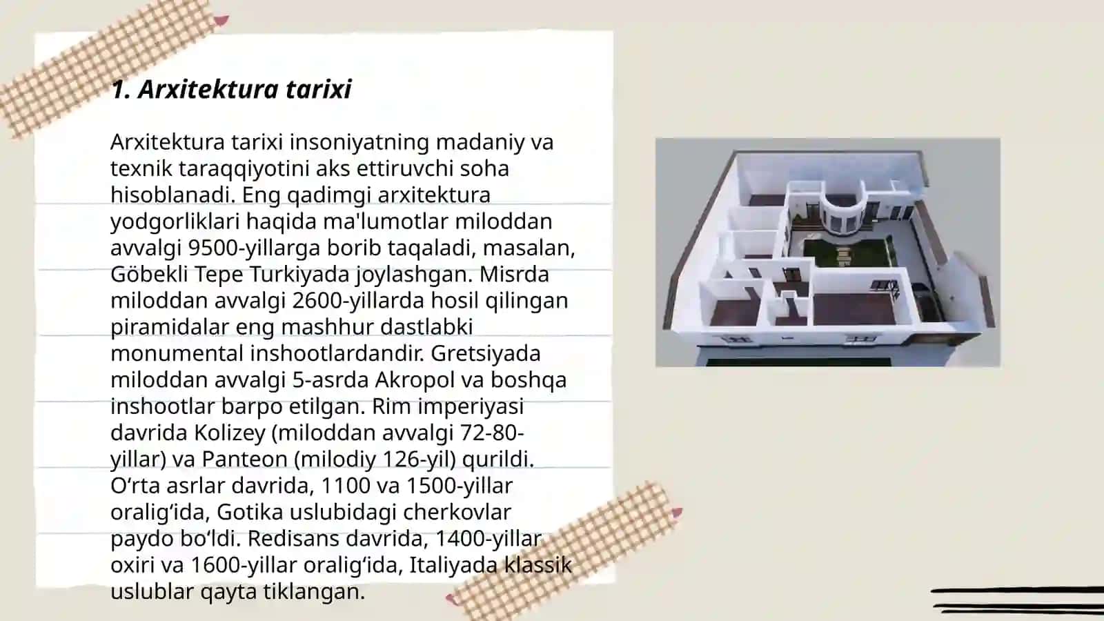Arxitektura tarixi 3