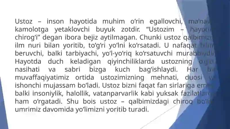 Ustozim – hayotim chirog’i 3