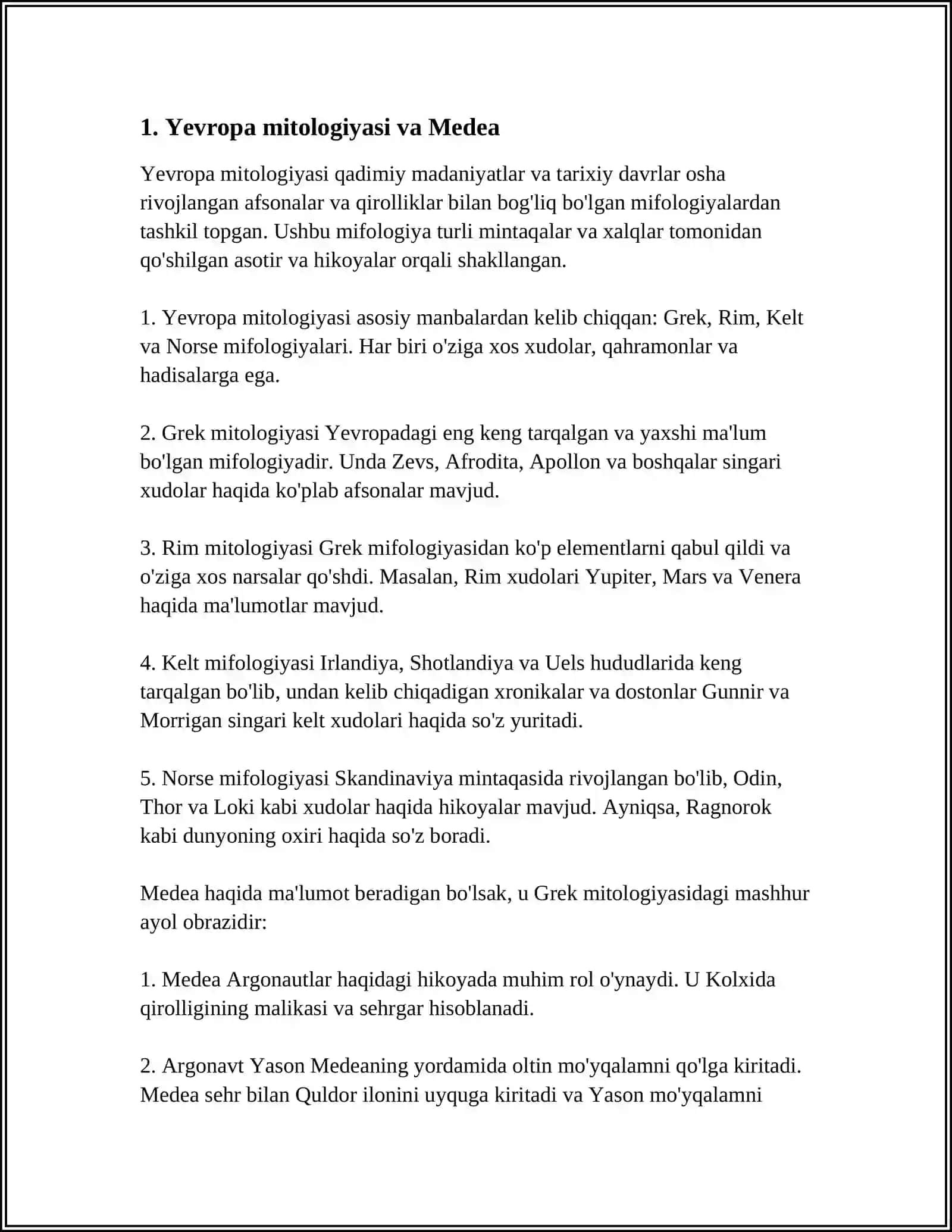 MEDEYA TRAGEDIYASI 3