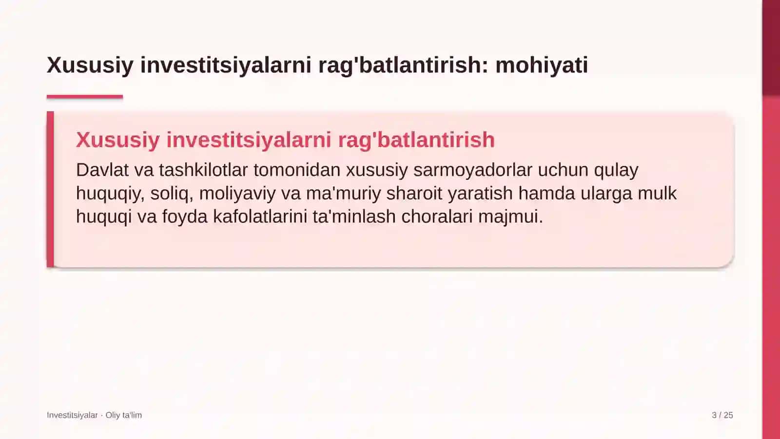 Ko'p tarmoqli shifoxonalarda xususiy investitsiyalarni rag'batlantirish 3