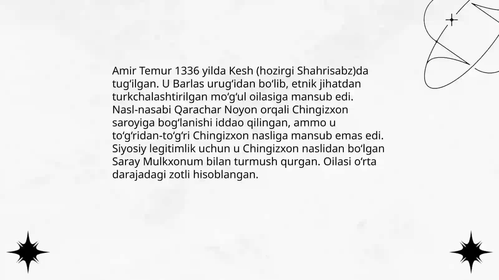 Amir Temur hayoti va faoliyati 3