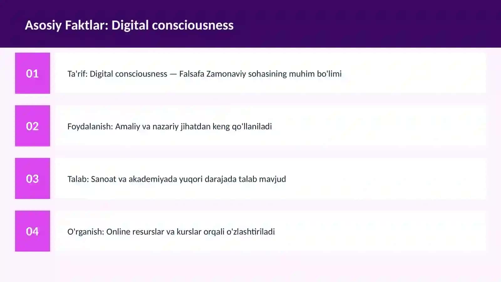 Digital consciousness 3