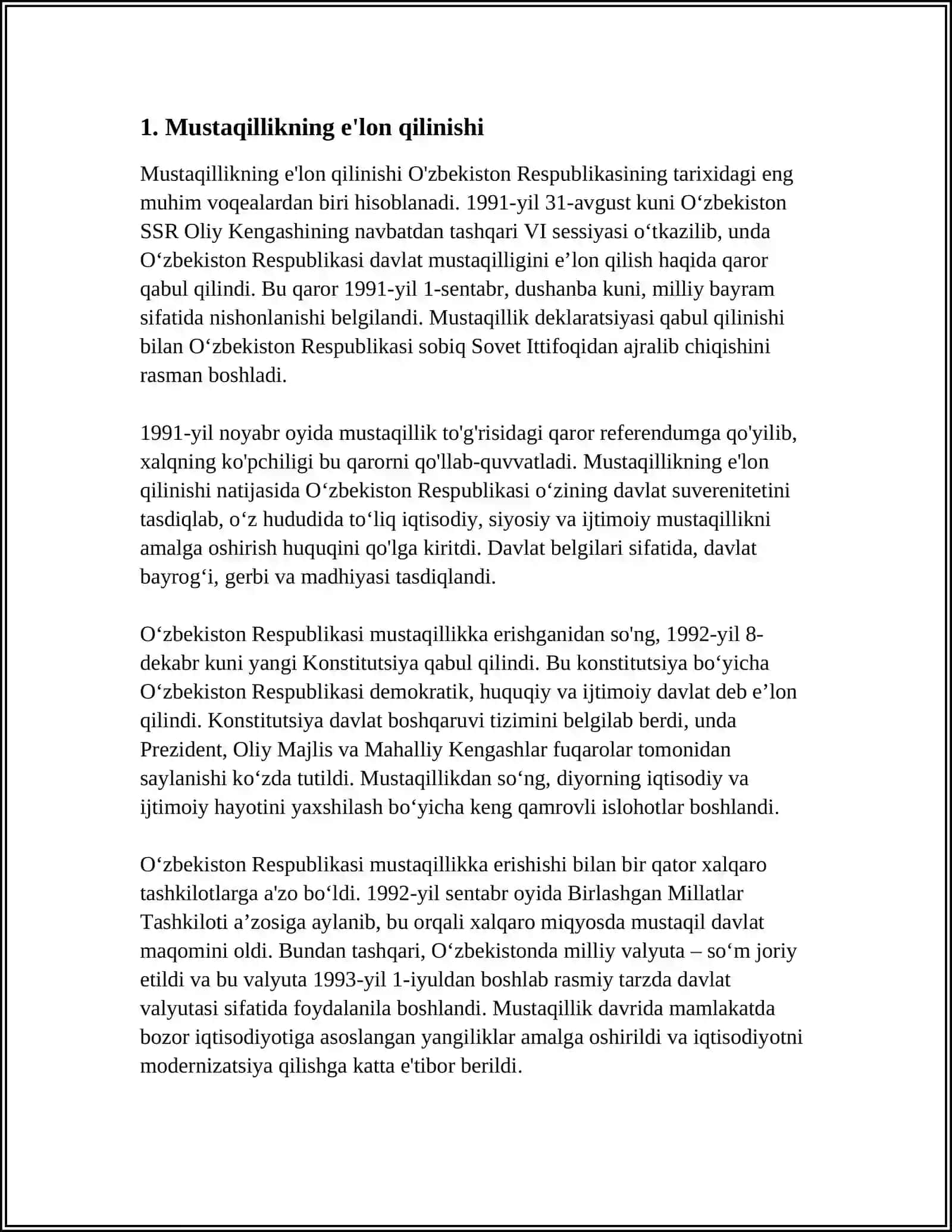 OZBEKISTONNING ENG YANGI TARIXI 3