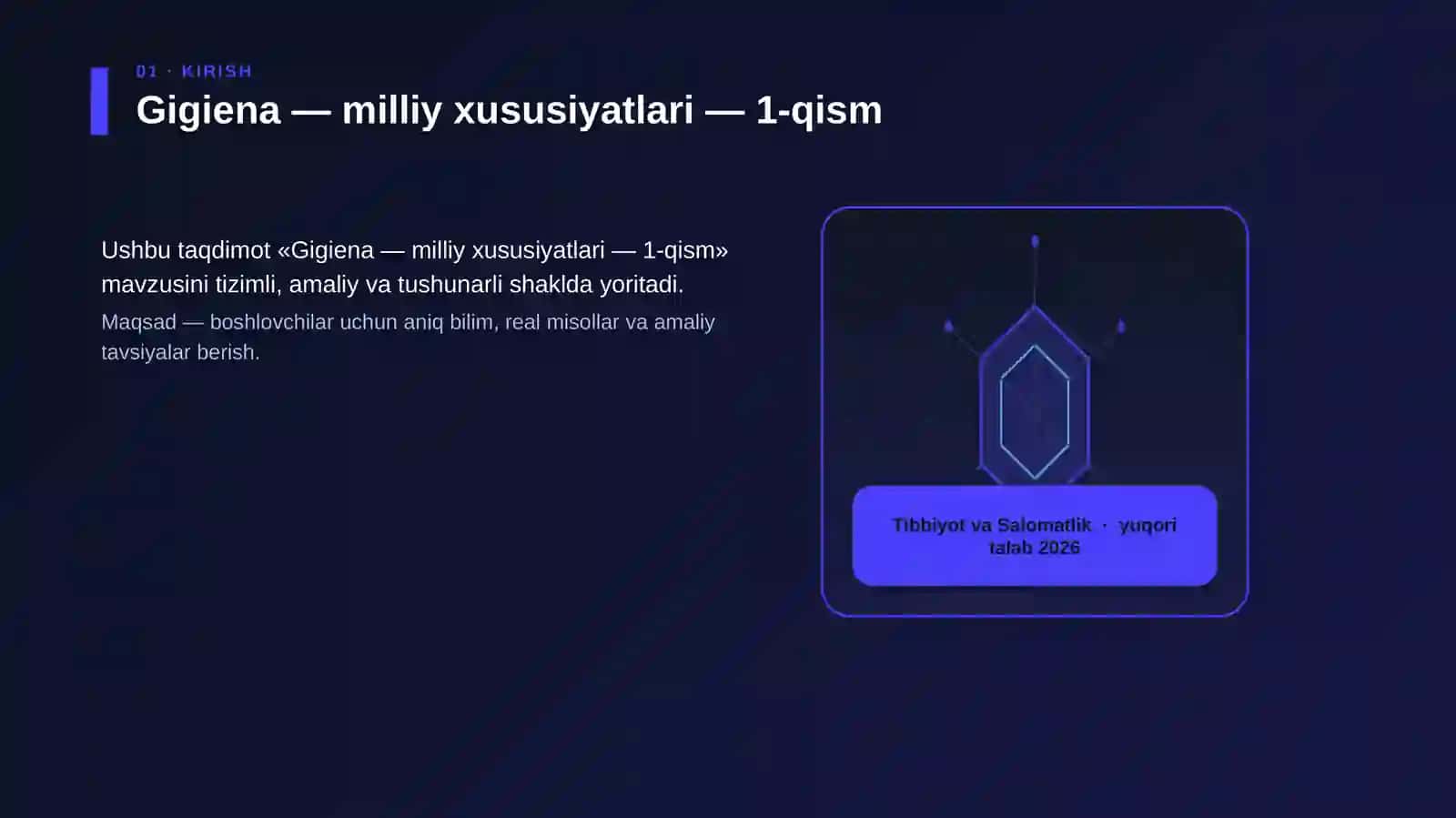 Gigiena — milliy xususiyatlari — 1-qism 3