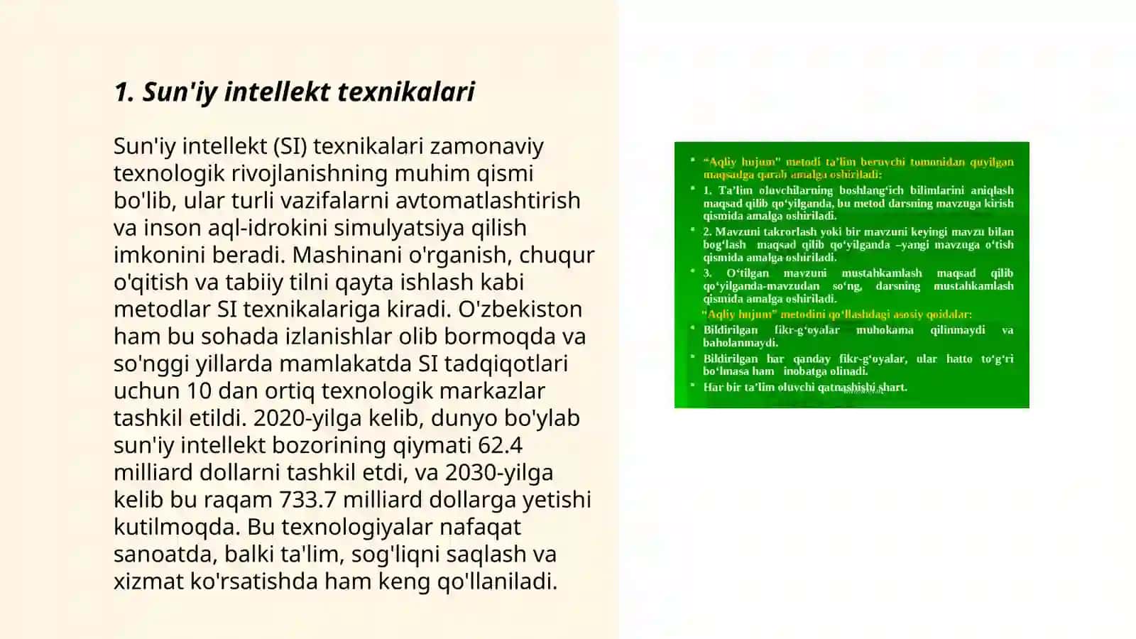 Sun'iy intellekt texnikalari 3
