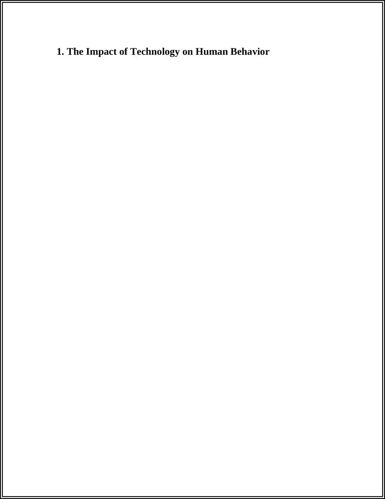 INFORMATION AND HUMANITY 3