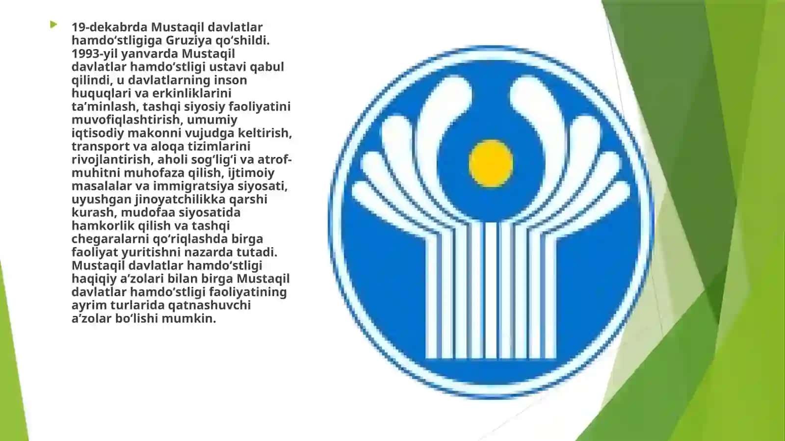 2010-2020 yillarda MDH Mustaqil davlatlar hamdo'stligi 3
