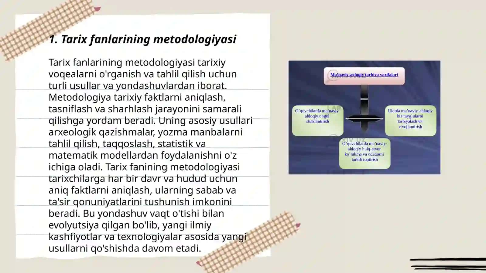 Tarix fanlarining òziga xos xususiyati 3