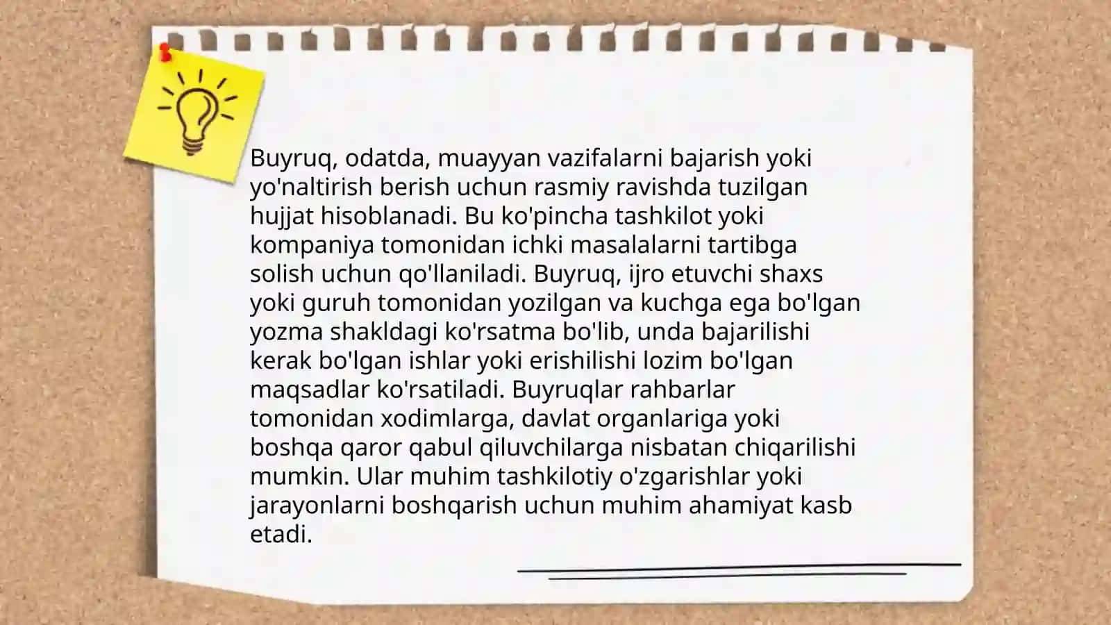Buyruq va uning turlari 3