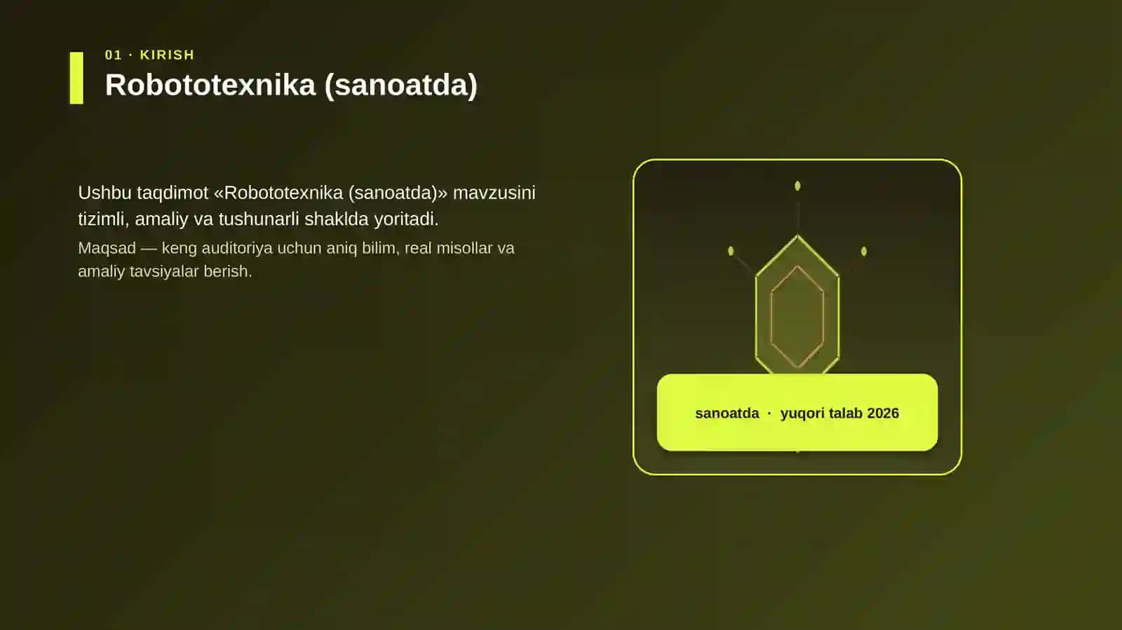 Robototexnika (sanoatda) 3