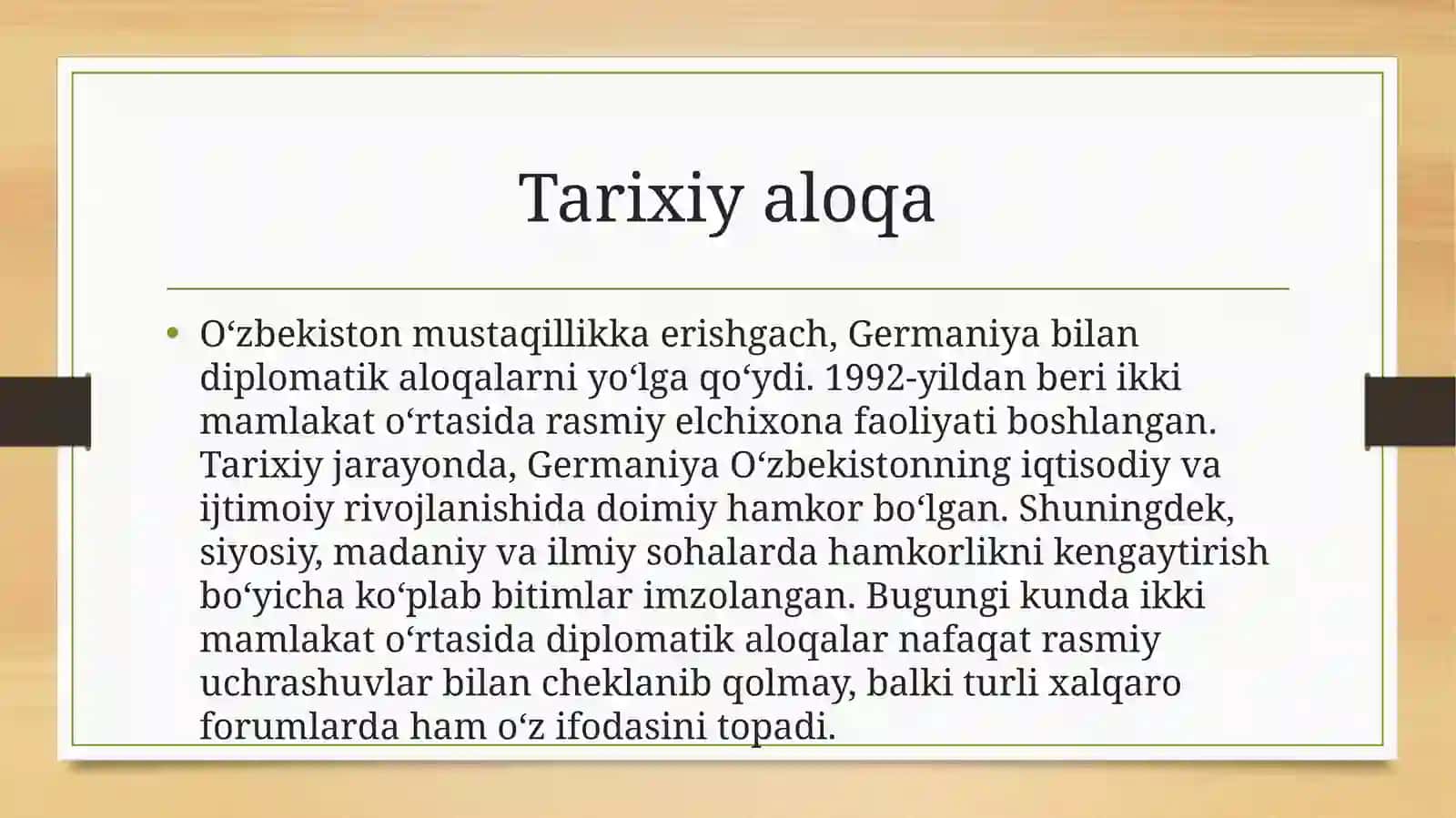 O’zbekiston va Germaniya Elchixonasi 3