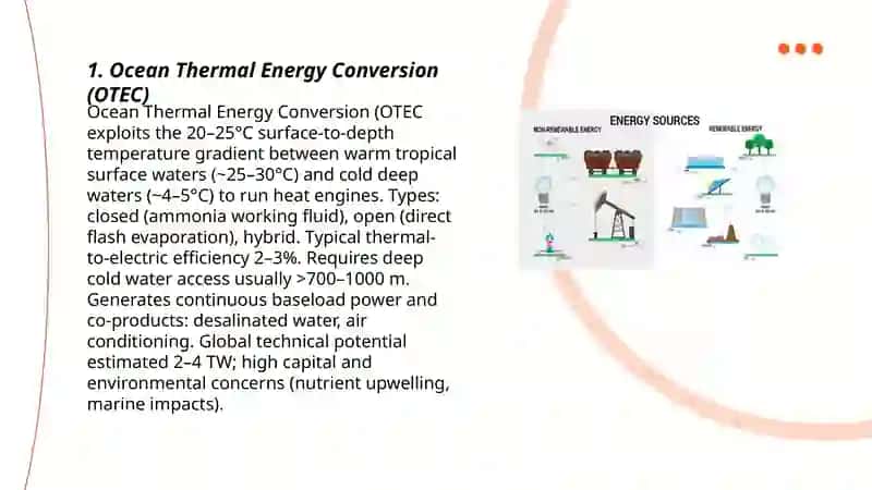 Non-conventional renewable energy sources 3