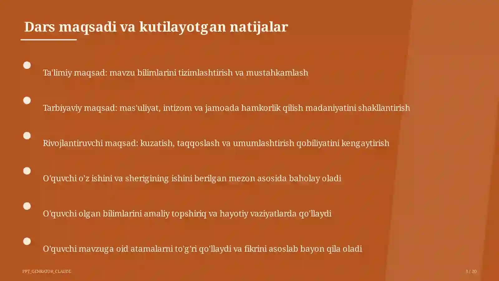 Mexanik harakat: yo'l, tezlik, vaqt (6-sinf) 3