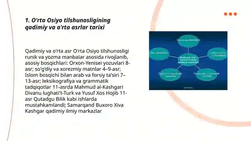 O'rta Osiyo Tilshunosligi Tarixi 3