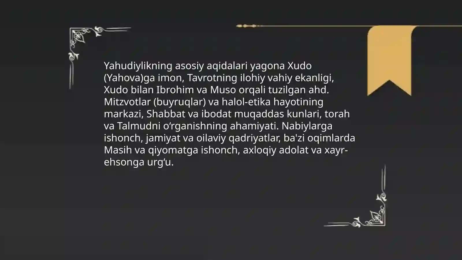 Yahudiylik dini 3