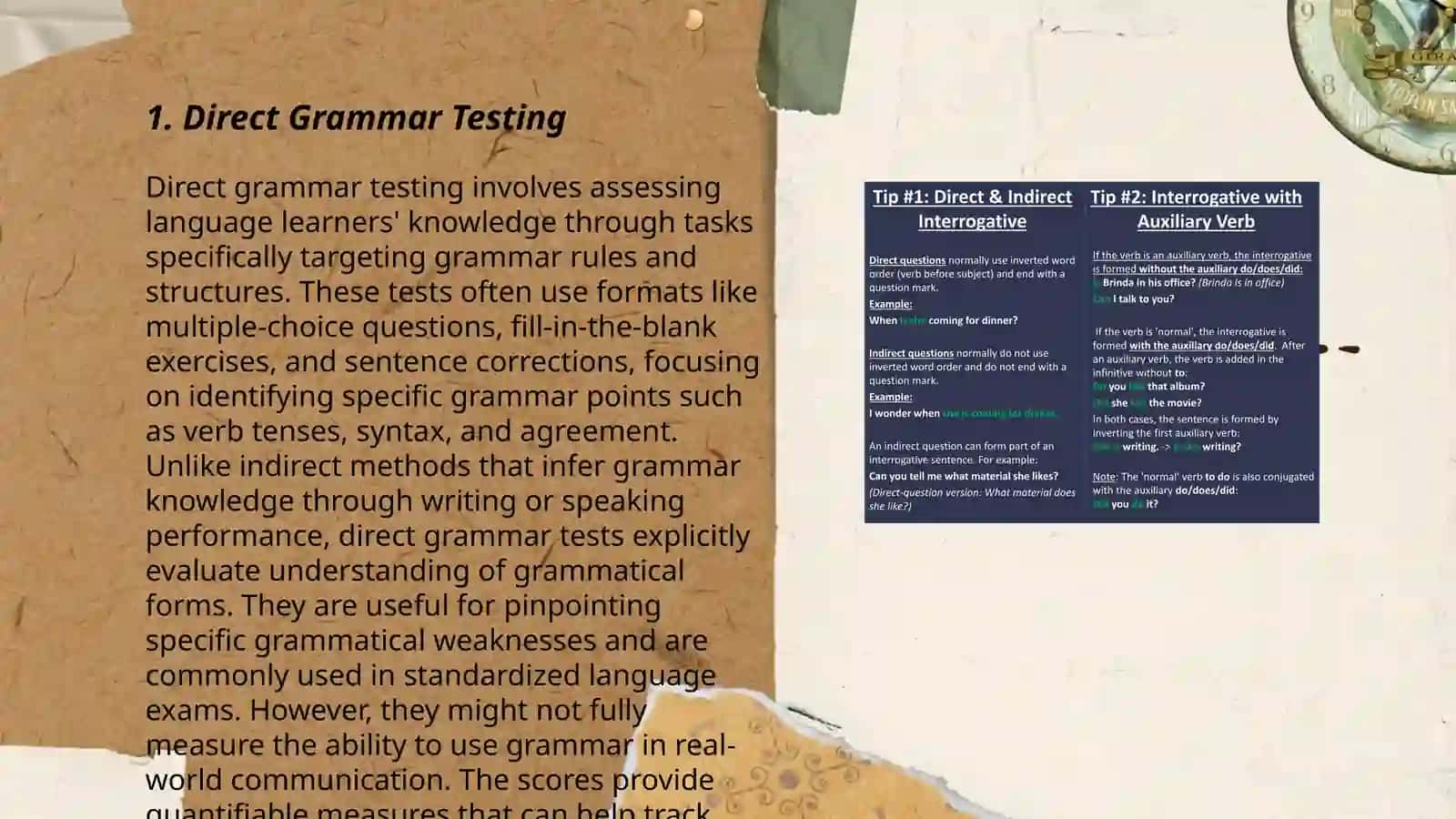 Direct and Indirect Testing 3